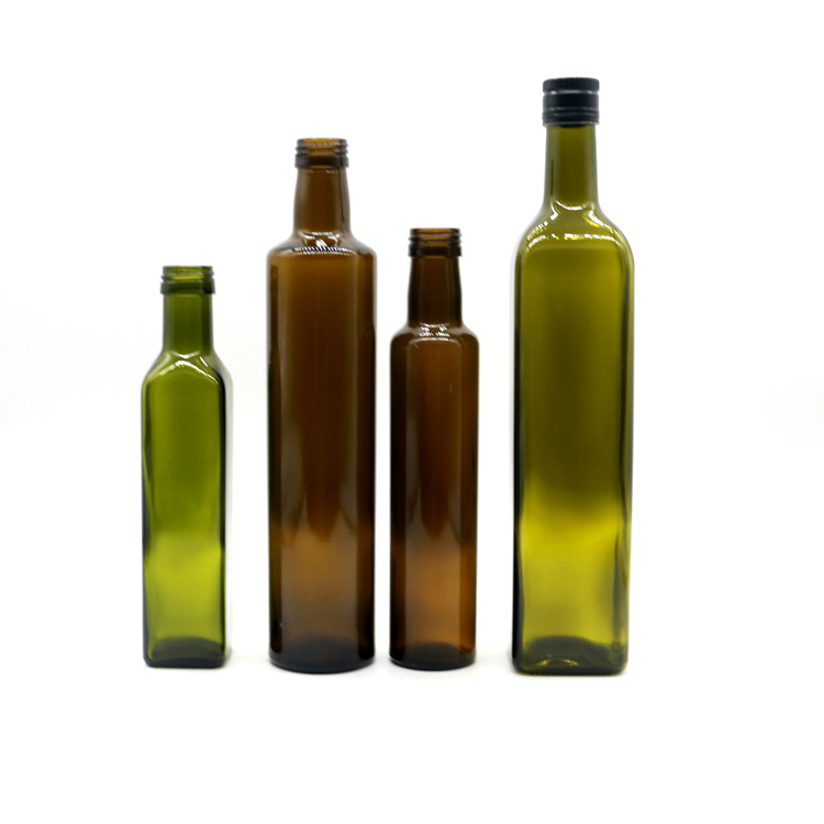 label custom and mini small bottles of olive oil glass bottles