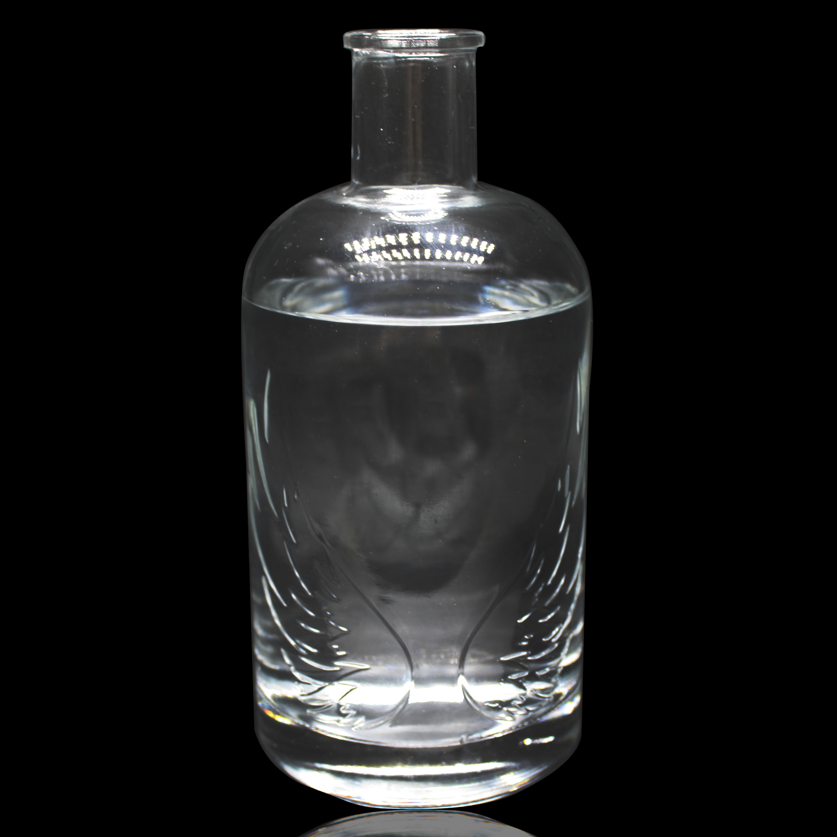 Vodka Glass Bottles 750ml Manufacturer Clear Glass Liquor