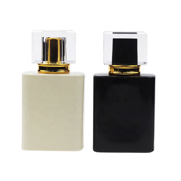 2020 New Product Luxury Square Empty Perfume Bottle Atomizer 50 Ml With