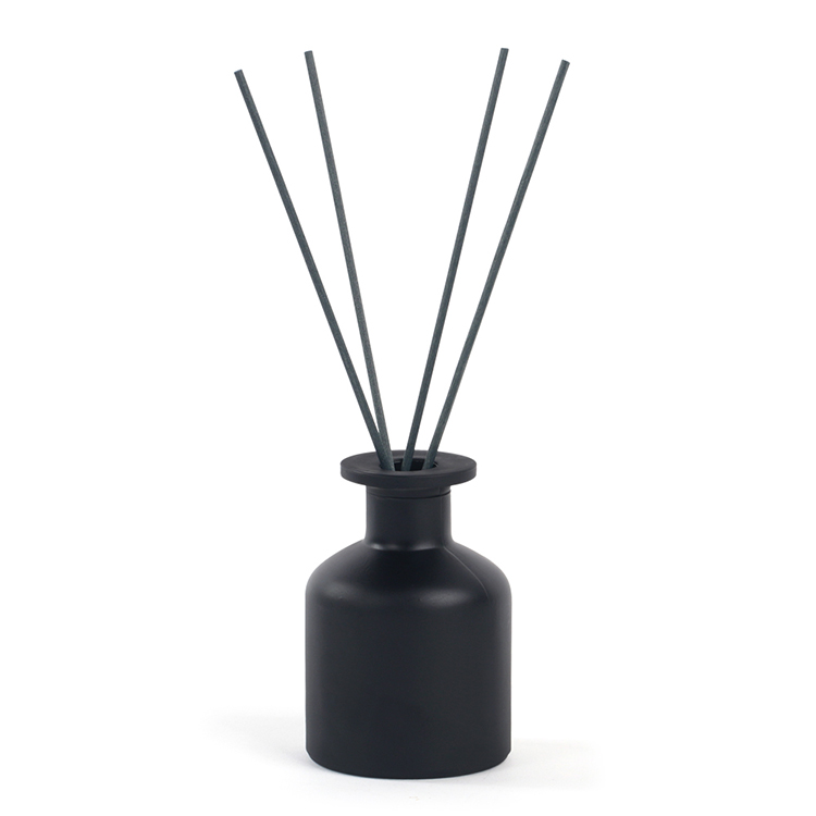 150ml Matte Black Glass Reed Diffuse Bottles, High Quality Matte Black