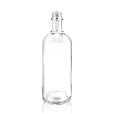 Empty 700ml round glass liquor/alcohol/spirit bottles 