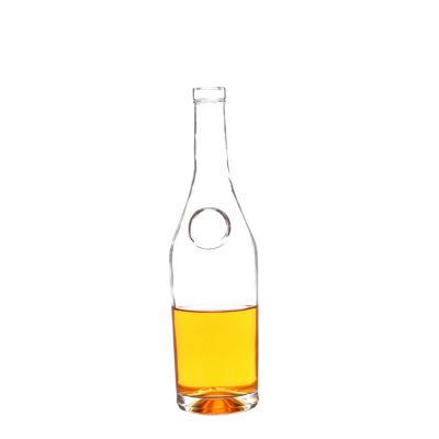 Super Flint Manufacturers 700ml botellas de vidrio licor Empty Clear Liquor glass bottle 