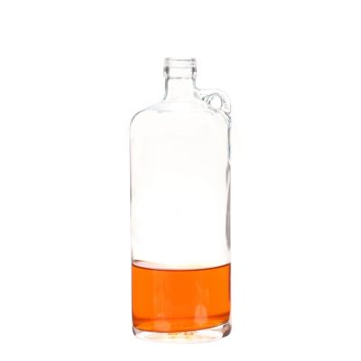 Factory Unique Shaped Transparent Empty Glass Liquor Bottle 1.5L