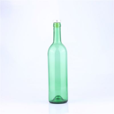 Cheap Price 750ml Green Bordeaux Glass Wine Bottle 