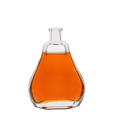 Custom Shaped Color 750ml Clear Empty Glass Bottle For Wine 