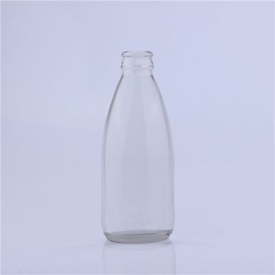 In Stock Low Price Clear 250ml Coconut Water Milk tea Juice Glass Bottle 