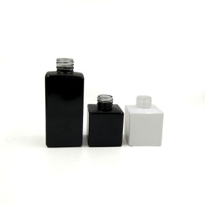50ml 100ml 250ml Black White Glass Diffuser Bottle With Grade A Quality 