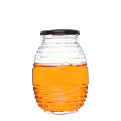 wholesale food grade beehive glass honey jar 70ml 150ml 350ml 750ml 