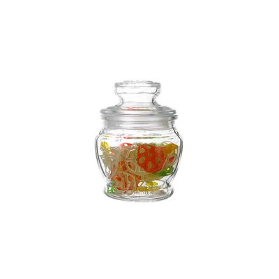 200 ml 6 oz custom printed small round food glass jar cheap price 