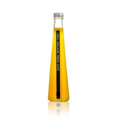 300ml 330ml long neck clear screw cap cider orange juice glass bottle wholesale 