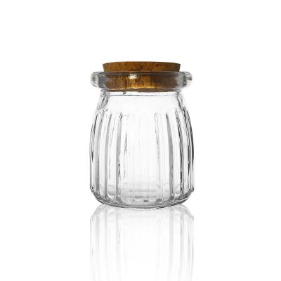 100ml 120ml small round embossed mini pudding jelly honey pudding bottle glass 