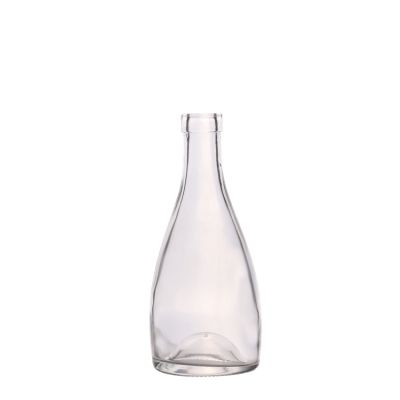 New Wholesale Price Clear Liquor Glass Bottle 350 ml with Stopper 