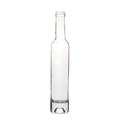 Wholesale empty clear cheapest cylinder 200ml stelvin wine mini vodka bottles