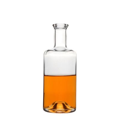375 ml Flint Vodka Whisky Glass Bottle With Cork Cap 