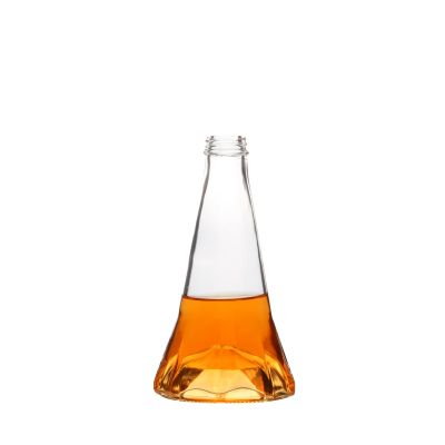 Glass whisky bottle for vodka and gin glass bottle 