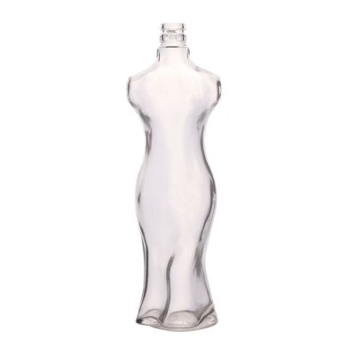 Woman Body Shaped Unique Design Wine Bottle 150ml Miniature Liquor Bottles