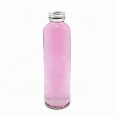 16oz clear empty glass 500ml Kombucha bottle with sealed screw cap 