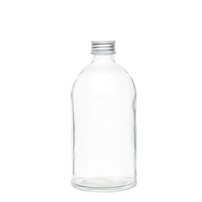 Whosale Boston Clear 16oz Glass Bottles for Drinking 
