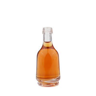 factory price cheap empty mini glass wine bottle with cork 