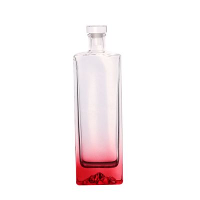 China Glass Bottle Manufacturer Antique Liquor Bottle 250ml 