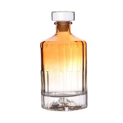 Customised Premium Vodka Whisky Brandy Liquor Glass Bottles 