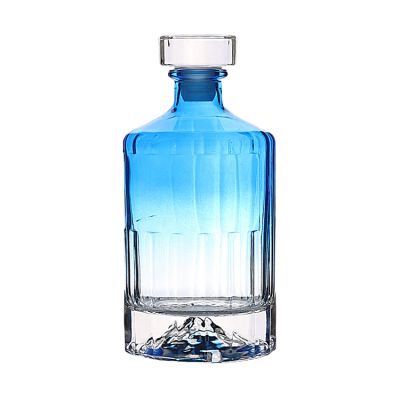 Customized brandy glass liquor spirit whisky bottle 