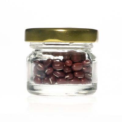 20ml 25ml 30ml 35ml 1oz round honey / jam glass jar with 43mm twist off lid