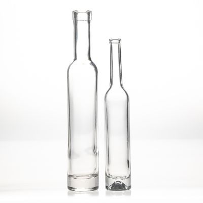 Factory Direct Supply Glass Spirit Bottle Round Thick Bottom 100ml Wine Bottles with Wooden Stopper