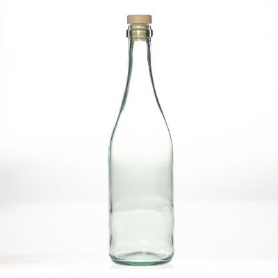 Hot Selling Light Green Round Empty Spirit Bottles 780ml 26oz Bottle Glass for Wine with Stopper