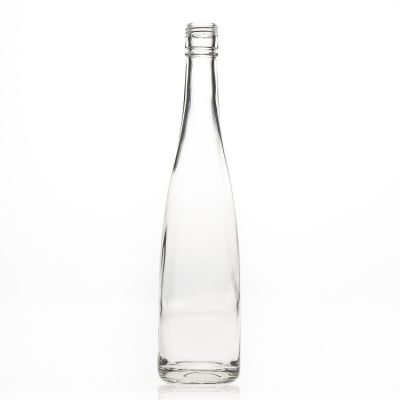 OEM Design Supplier 480ml 17oz Round Drop Shaped Juice Beverage Bottles Crystal Glass Wine Bottle for Whisky