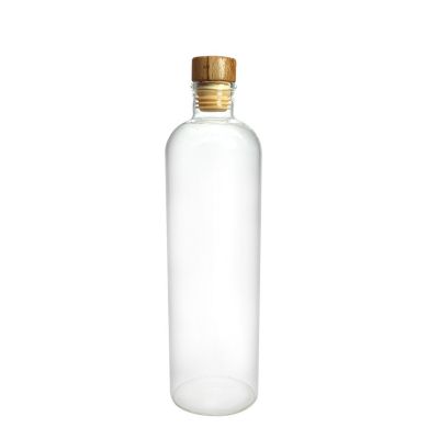 wholesale 16 ozl /500ml clear juicer container glass bottles for beverages