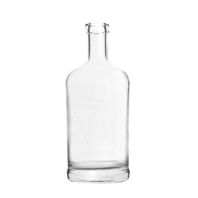 Customized premium classic nordic type round shape 750ml 75cl ciroc vodka oslo bottles glass