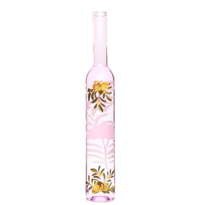 Fancy Super Flint Ice Wine bottle 375ml Glass Bottle With Cork