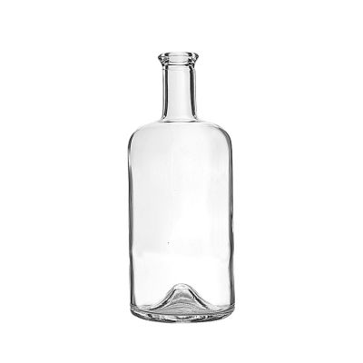 In Stock Concave Bottom 375ml 750ml Tequila Vodka Wine Whisky Bottles with Cork Cap