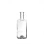 Unique Design 375ml 750ml Clear Liquor Spirit Vodka Whisky Glass Bottles with Cork Cap
