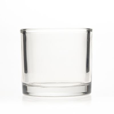 Factory Cheap Price 260ml Empty Glass Candle Cup 8oz Custom Clear Custom big Candle Glass Jar