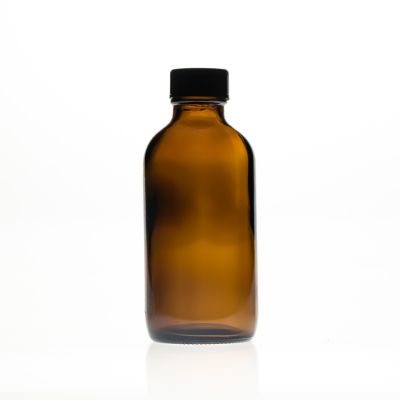 Manufacturer Wholesale 120ml 4oz Round Medicine Use Boston Glass Pharmaceutical Bottle with Bakelite Cap