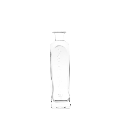 Wholesale Square Shape 750ml wine bottle glass bottles for liquor