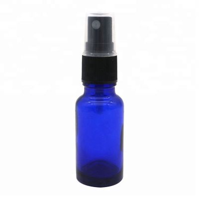 15ml cobalt blue glass essential oil bottle with mist sprayer 