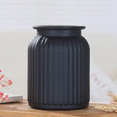 Simple Decorative Handcraft Customized Color Glass Vase For Wedding Festival Party