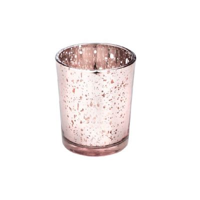 Wholesale Mercury Glass Candle Jar Glass Tealight Holder Glass Candle Cup