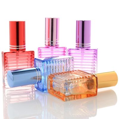 Wholesale Classic Bulk Small Simple Colorful Perfume Bottles Glass Spray