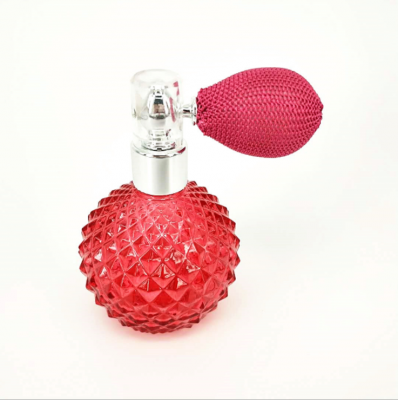 Custom Elegant Beautiful Red Vintage Atomizer 100ml Luxury Perfume Attar Bottle for Sale 