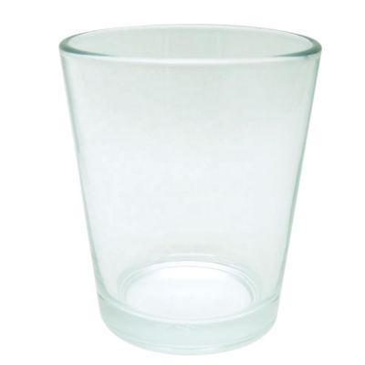 glass tumblers 9oz tea cups new plating taper gold candle holders luxury clear glossy black glass candle making jars