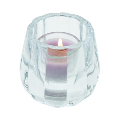 118ml clear china glass candelabras floor candle holders crystal container vessels wax high quality wholesale unique