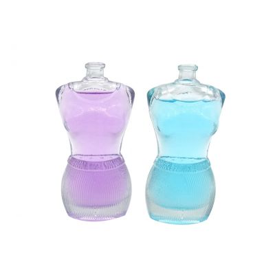 woman body shape perfume bottle 80ml custom glass perfume bottle