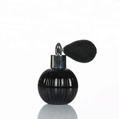 High Quality 50ml Round Glass Perfume Bottles With Airbag Pump 