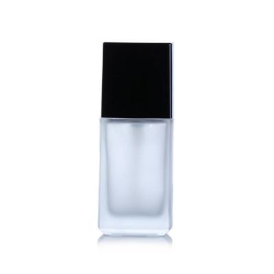 Frosted Square 20ml 30ml 40ml Liquid Foundation Glass Bottles Skin Care Cosmetic Container Essence Essencial oil Make Up Bottle