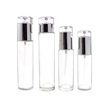 20ml 30ml 40ml 50ml 60ml 80ml 100ml glass airless cosmetic jar lotion bottles and cream jar for sale 