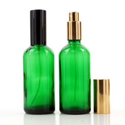 100ml empty green glass essential oil bottle aromatherapy bottle 